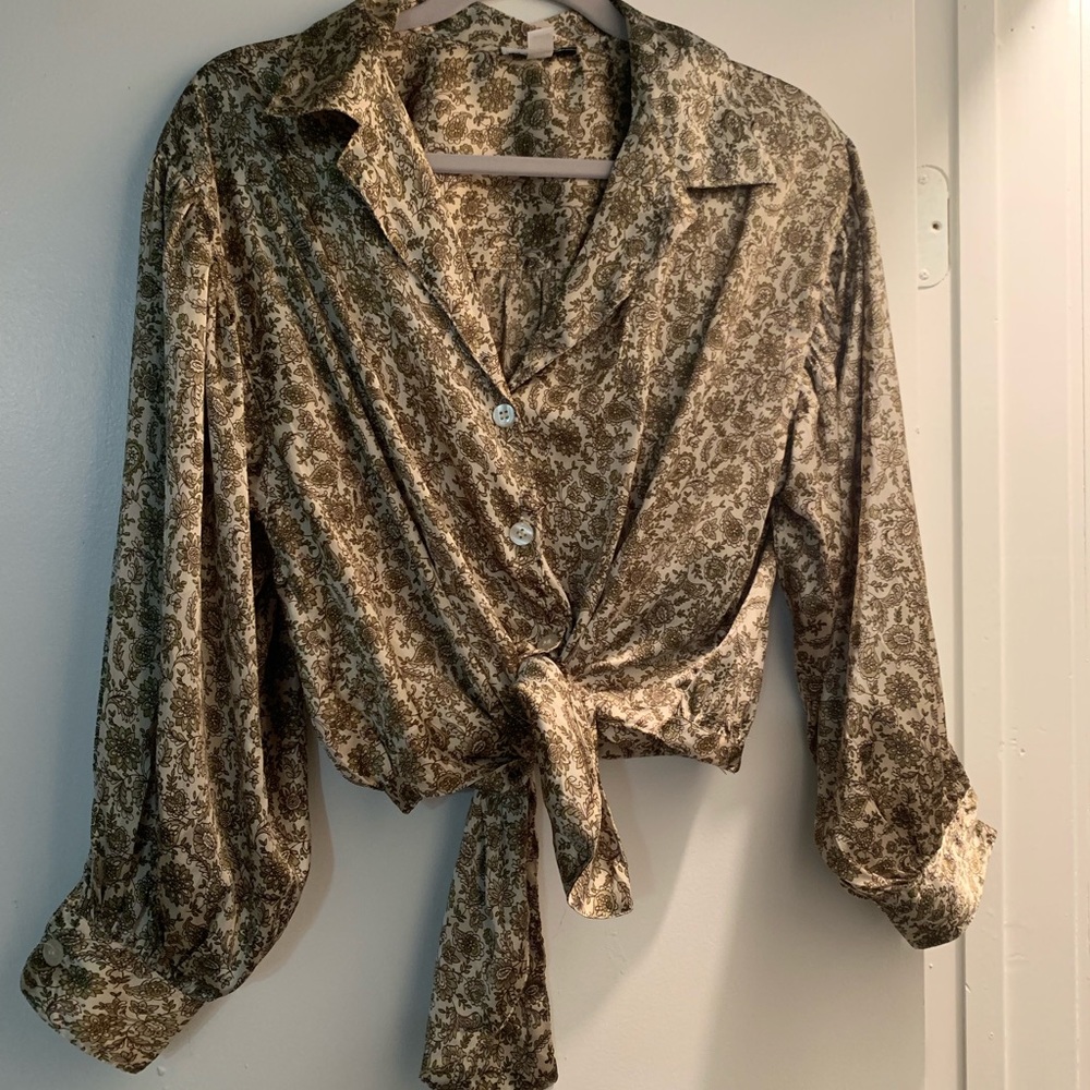 Topshop silky top